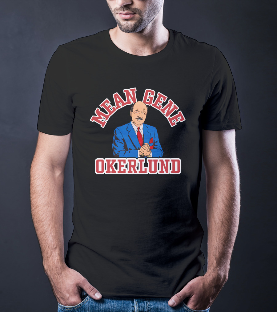 Mean Gene Okerlund WWE Legendary Broadcaster T-Shirt