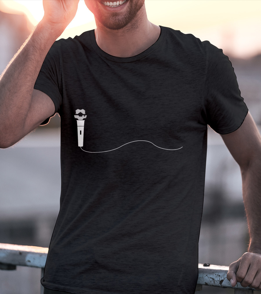 DonP By Kolchr Microphone Soccer Ball T-Shirt