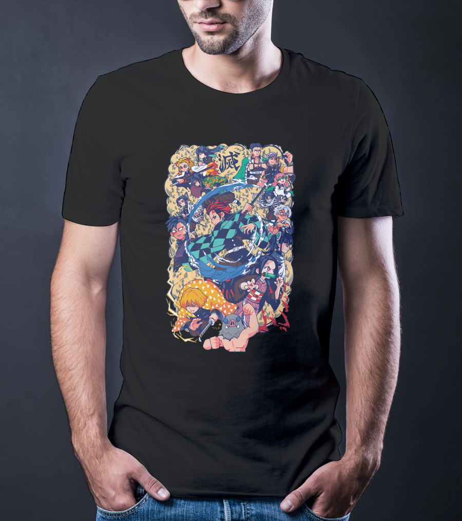 Cute Slayers Demon Hashira Power Battle T-Shirt