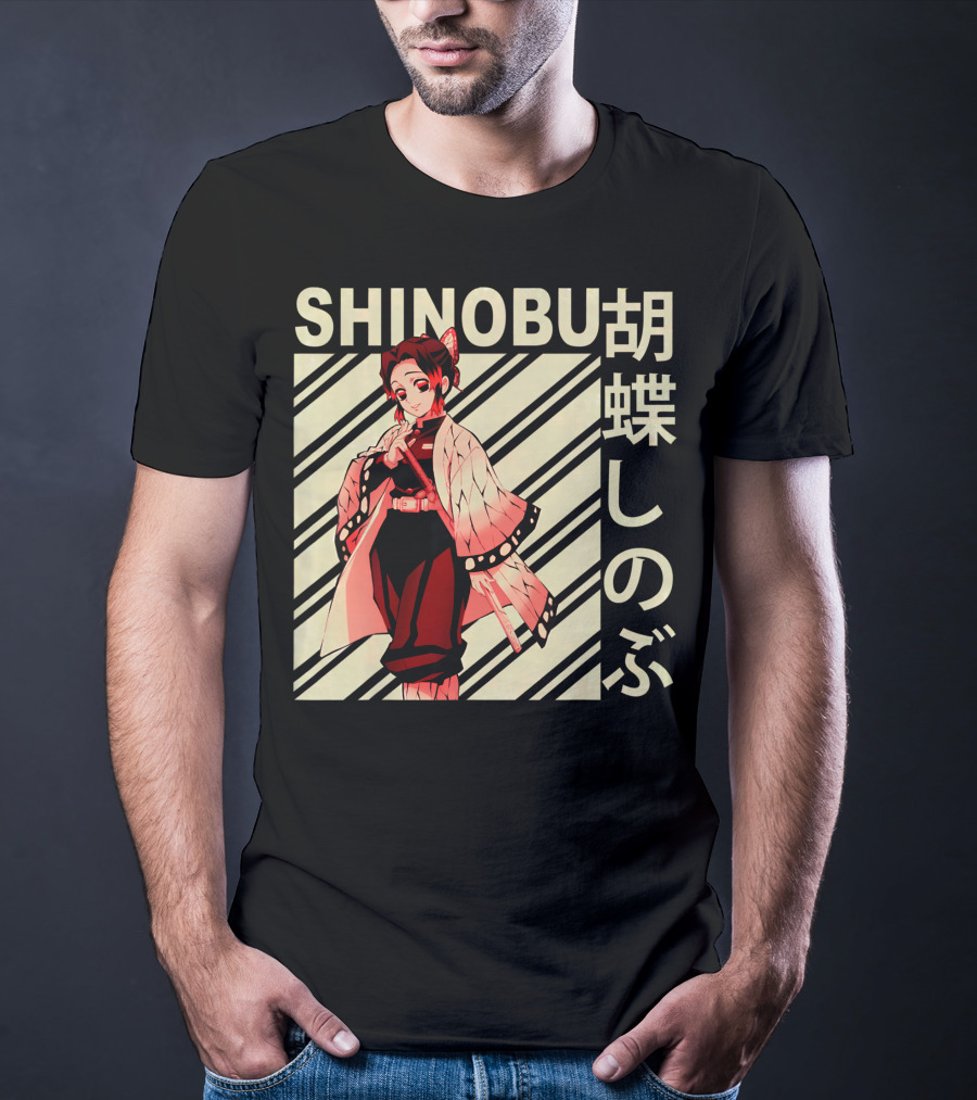 SHINOBU Kimetsu No Yaiba Demon Slayer Character T-Shirt