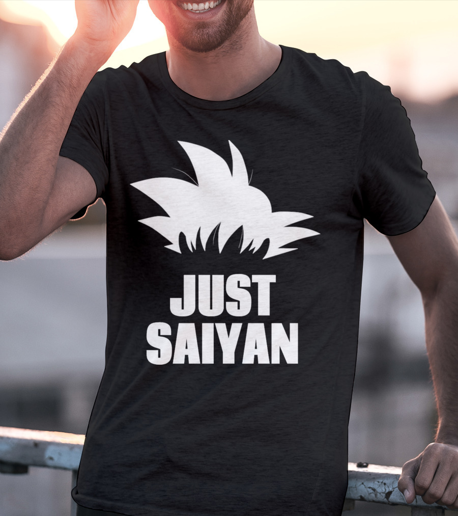 Just Saiyan Dragon Ball Z Super Saiyan Hair T-Shirt