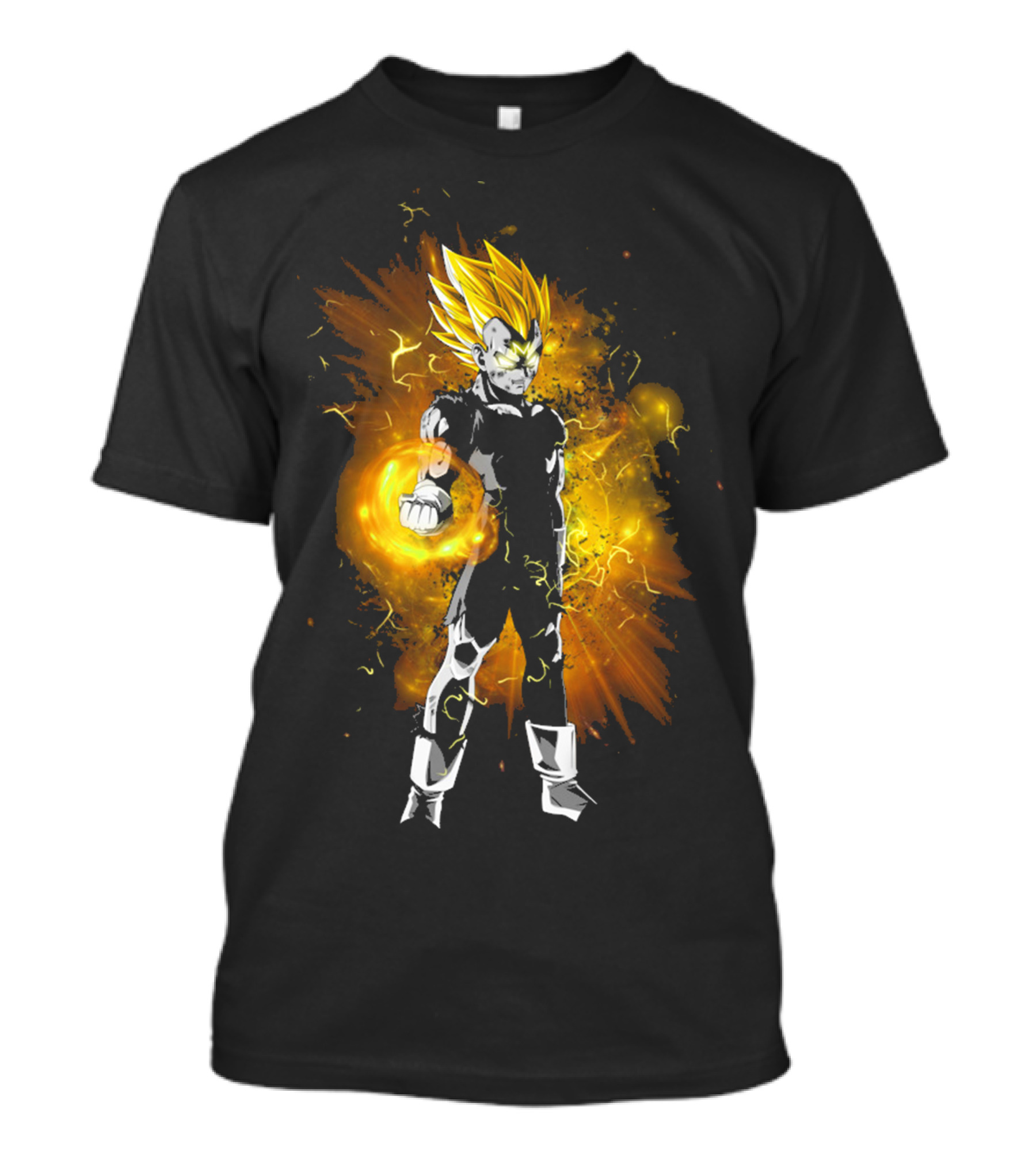 Majin Vegeta Ultimate Sacrifice Fiery Aura Power Stance T-Shirt