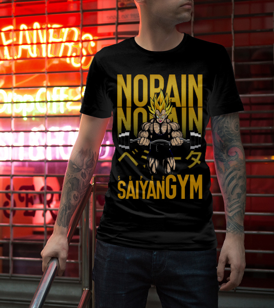 NO PAIN NO PAIN SUPER SAIYAN GYM T-Shirt