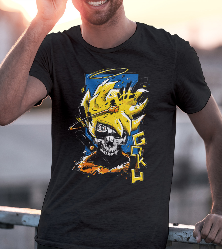 SkullGoku Super Saiyan Anime Fusion T-Shirt