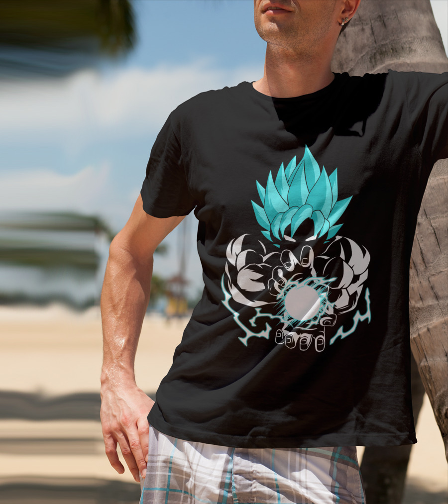 Super Saiyan Blue Energy Charge T-Shirt