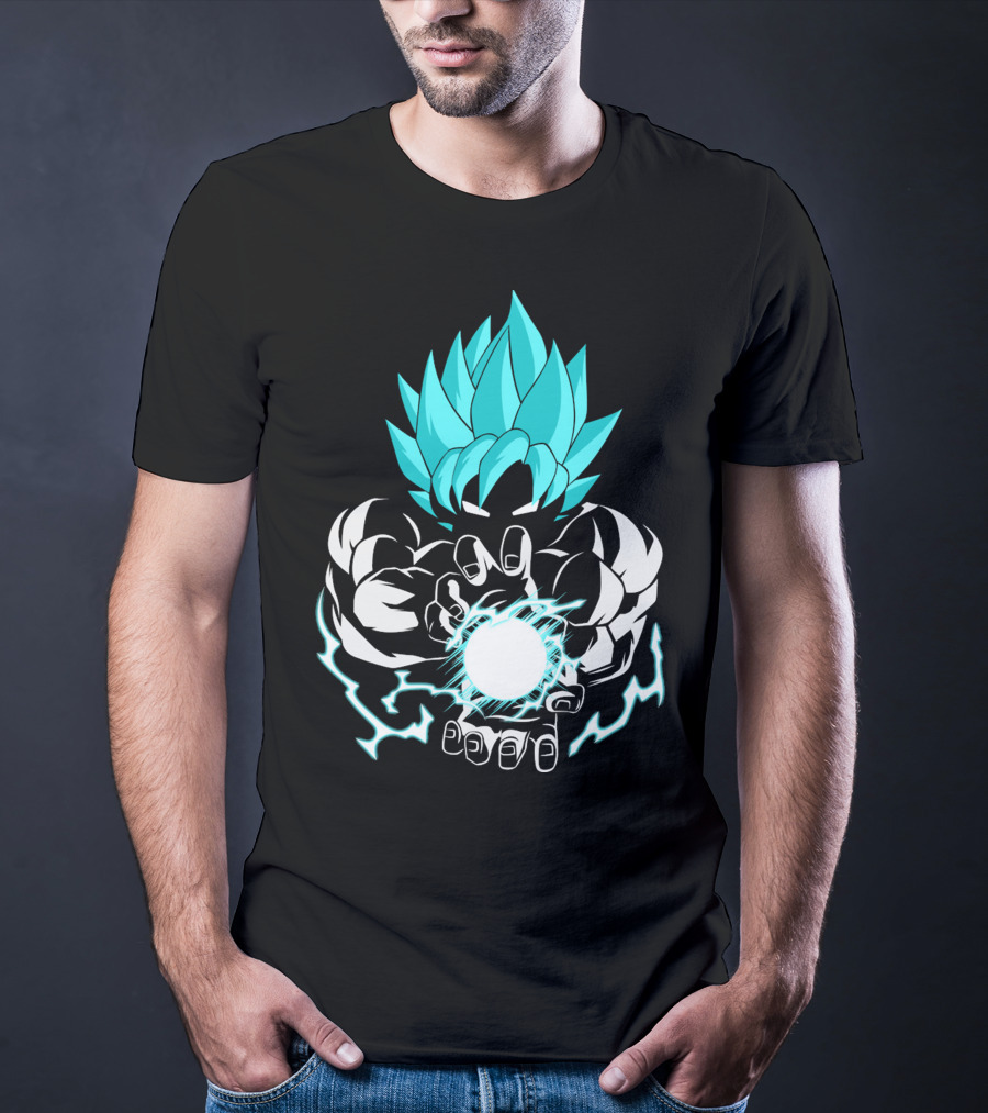 Super Saiyan Blue Energy Charge T-Shirt