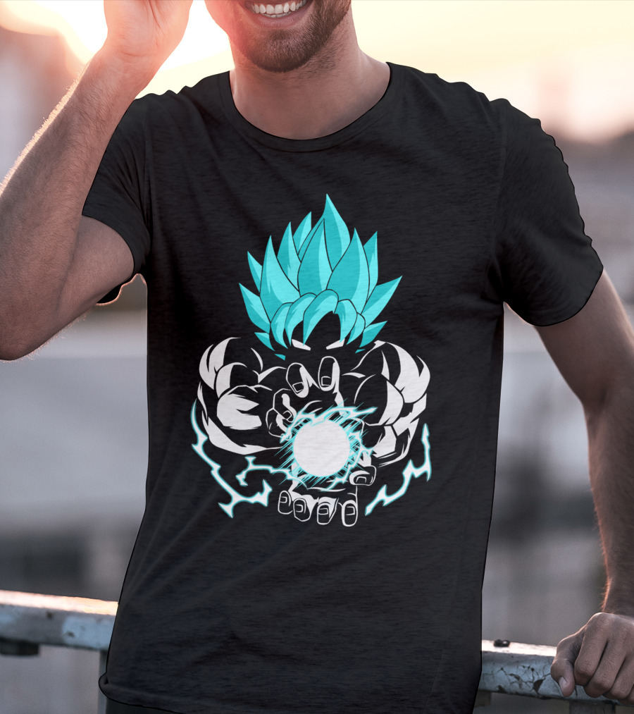 Super Saiyan Blue Energy Charge T-Shirt
