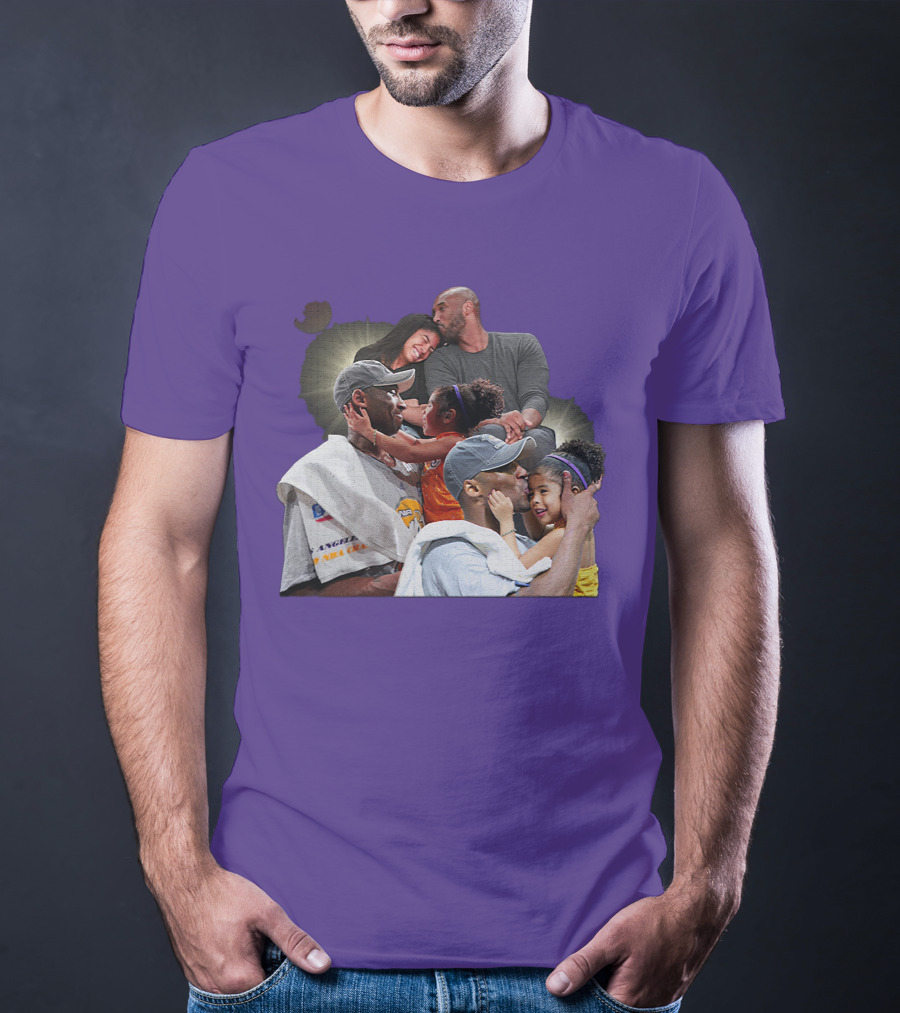 Kobe And Gigi Celebration Los Angeles Lakers Moments T-Shirt