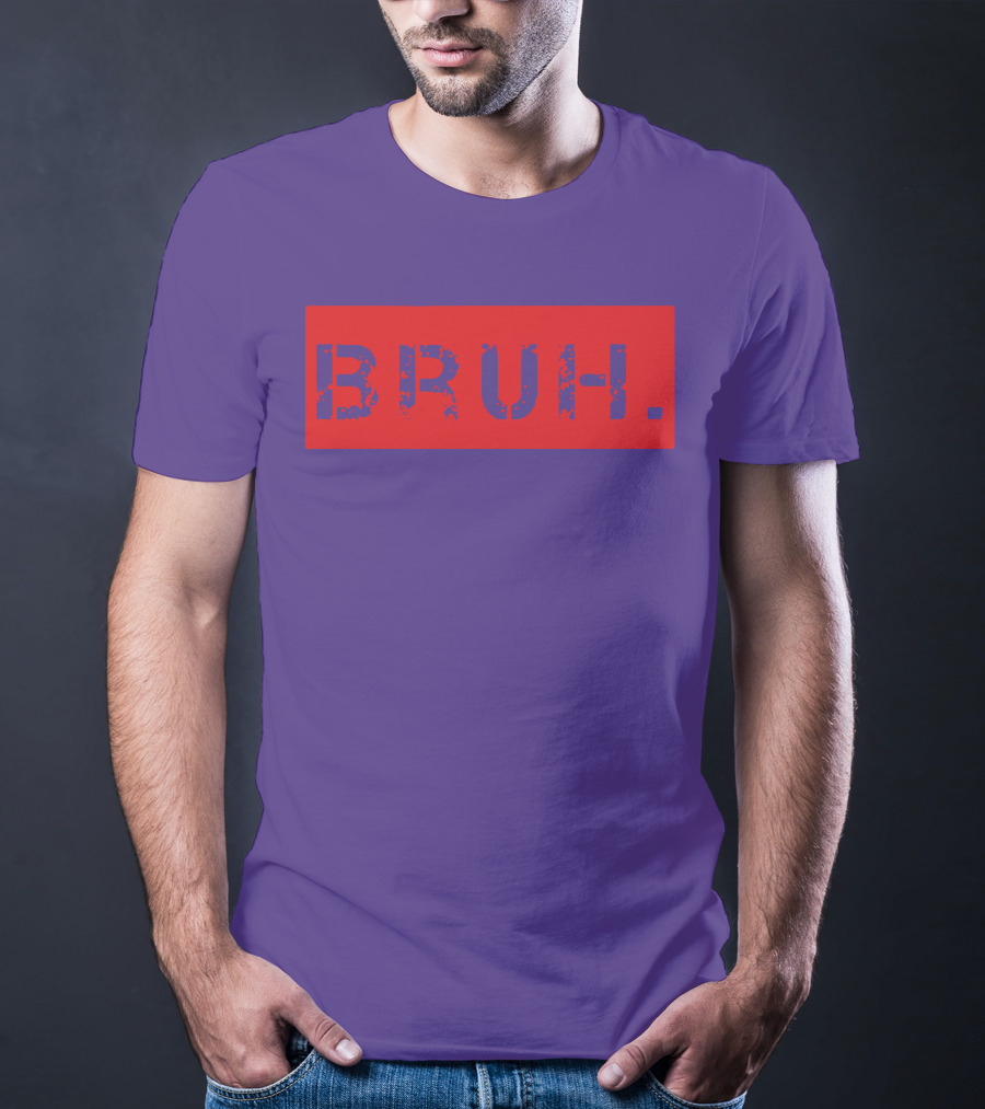 Bruh Meme Funny Saying Brother Teens Greeting T-Shirt