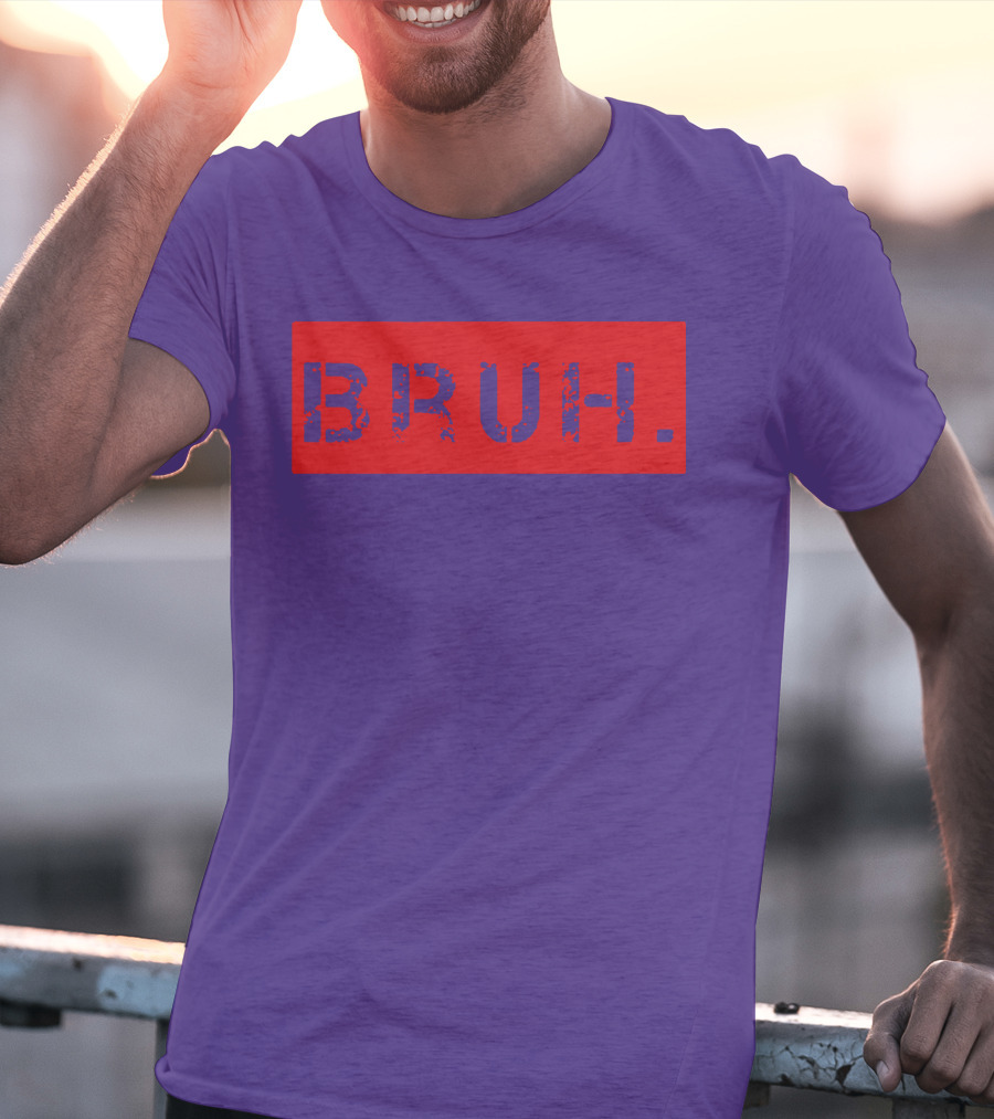 Bruh Meme Funny Saying Brother Teens Greeting T-Shirt