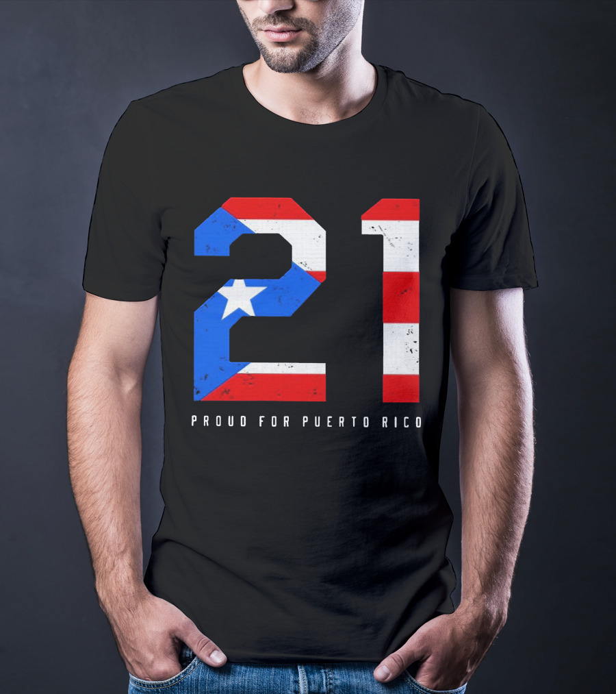21 Puerto Rico Pride Flag Colors T-Shirt
