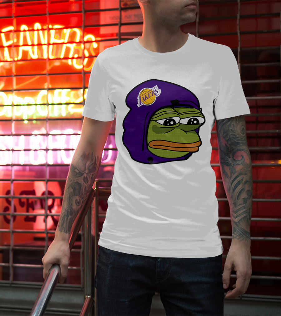 Pepe The Frog Los Angeles Lakers T-Shirt