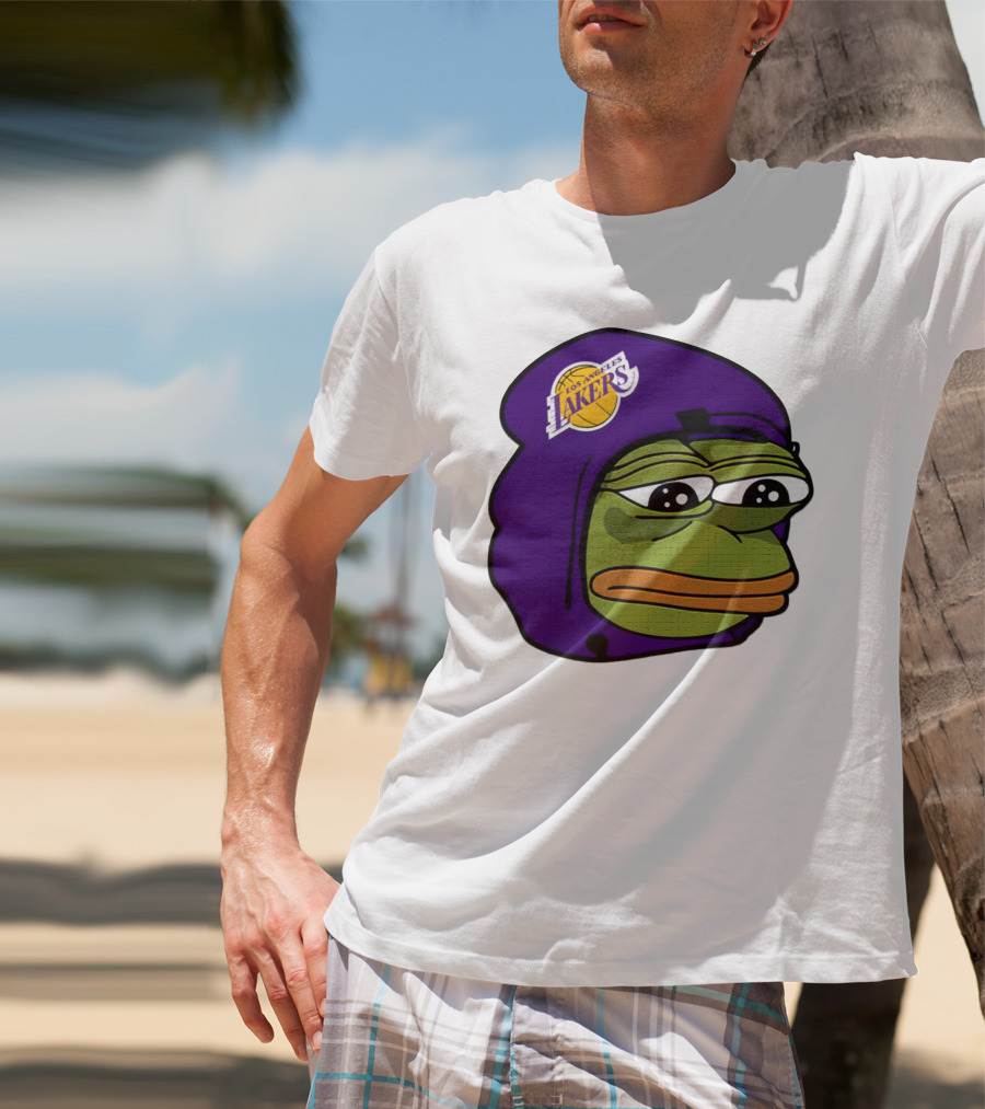 Pepe The Frog Los Angeles Lakers T-Shirt