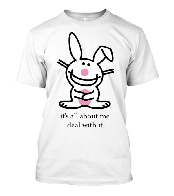 It's All About Me Deal With It Rabbit T-Shirt