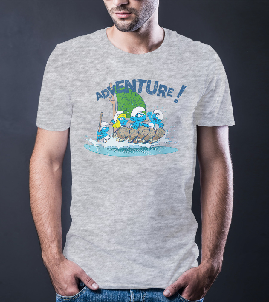 The Smurfs Adventure Rafting With Adventure T-Shirt