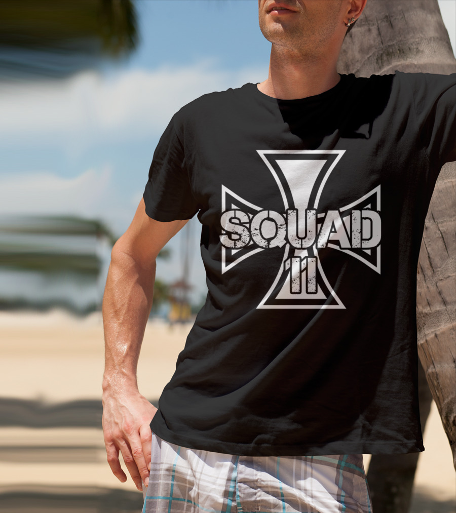 Biker Paintball Motorrad Squad Team Club 11 0744 T-Shirt