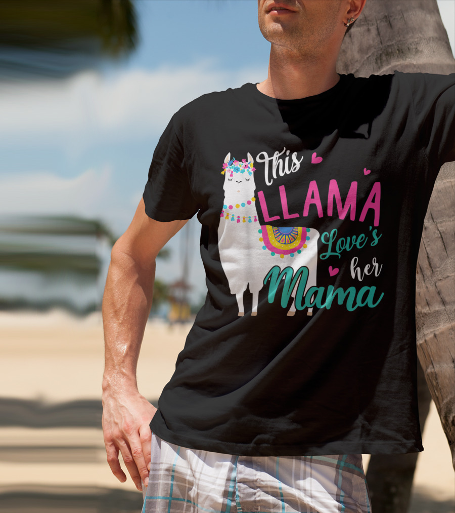 This Llama Loves Her Mama Mother's Day T-Shirt