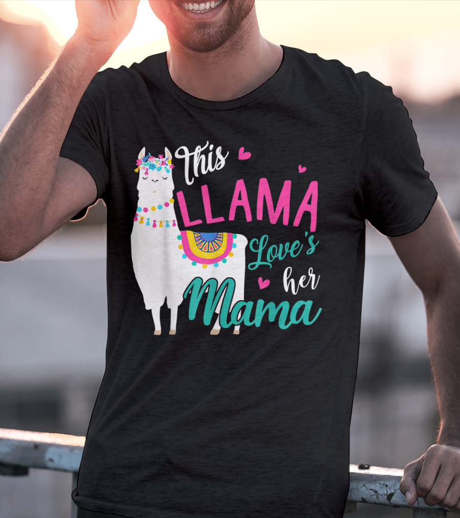 This Llama Loves Her Mama Mother's Day T-Shirt