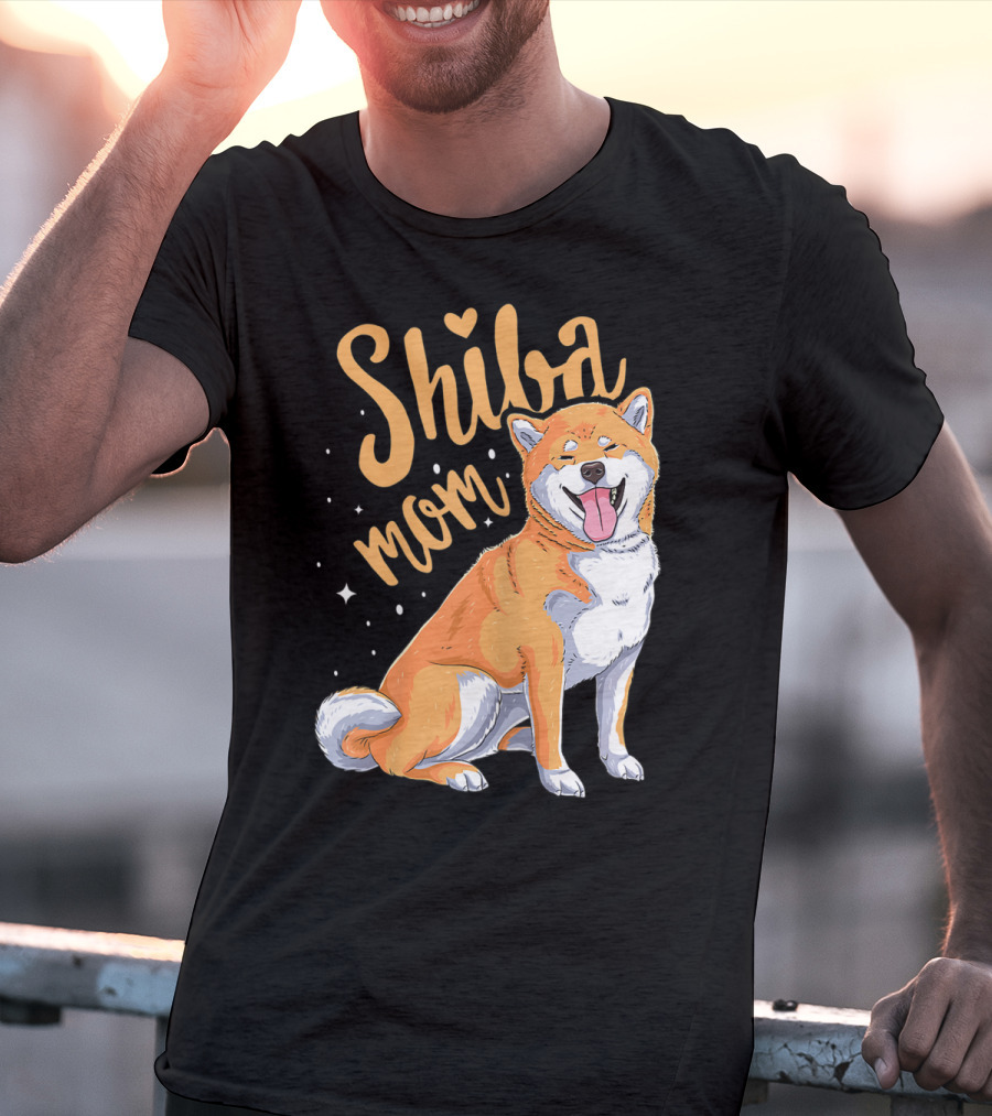 Shiba Inu Mom Funny Dog Lover For Shiba Inu Owner T-Shirt