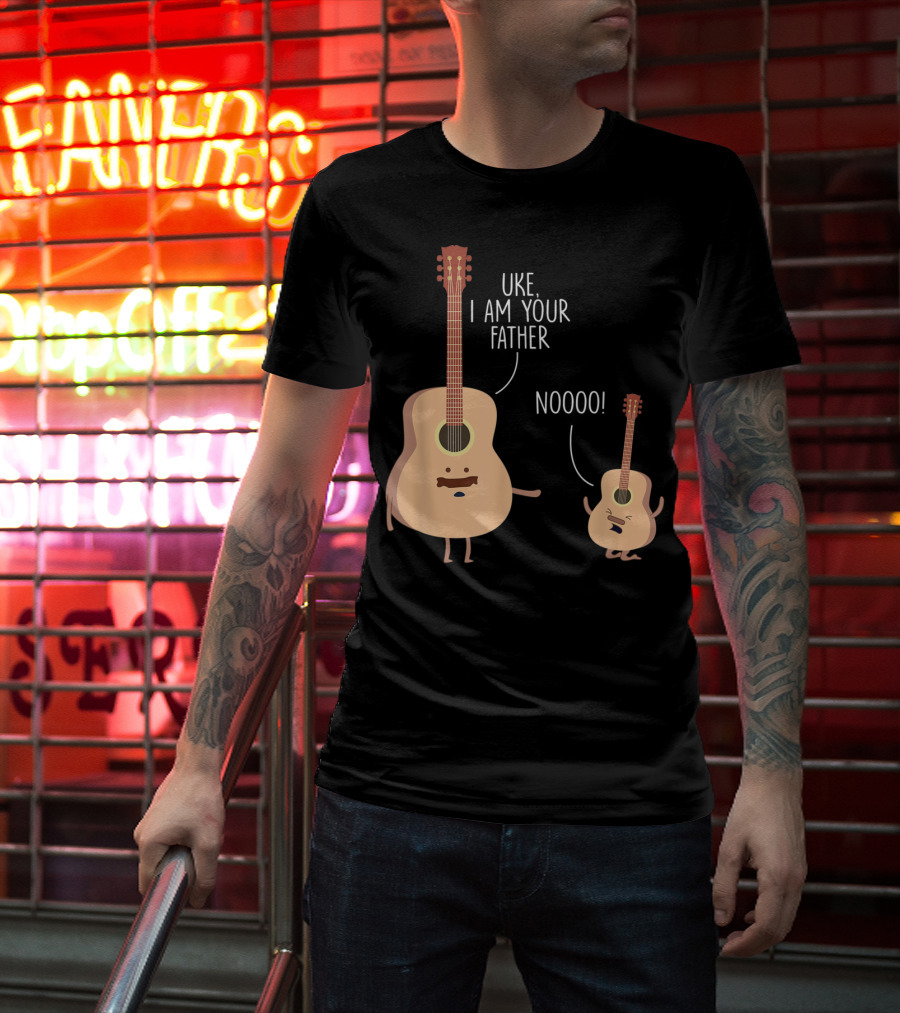 Uke I Am Your Father Ukulele Guitar NOOOO T-Shirt
