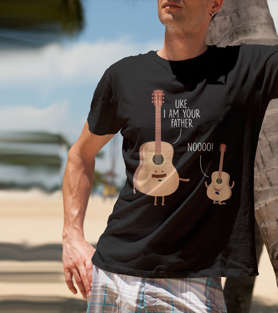 Uke I Am Your Father Ukulele Guitar NOOOO T-Shirt