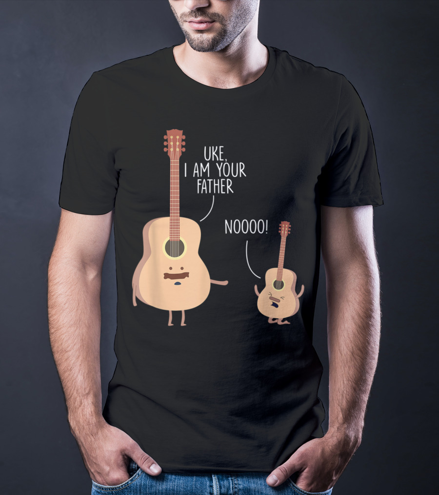 Uke I Am Your Father Ukulele Guitar NOOOO T-Shirt