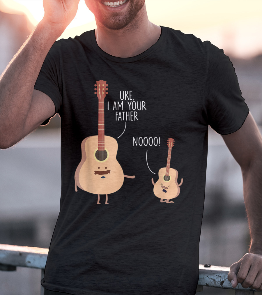 Uke I Am Your Father Ukulele Guitar NOOOO T-Shirt