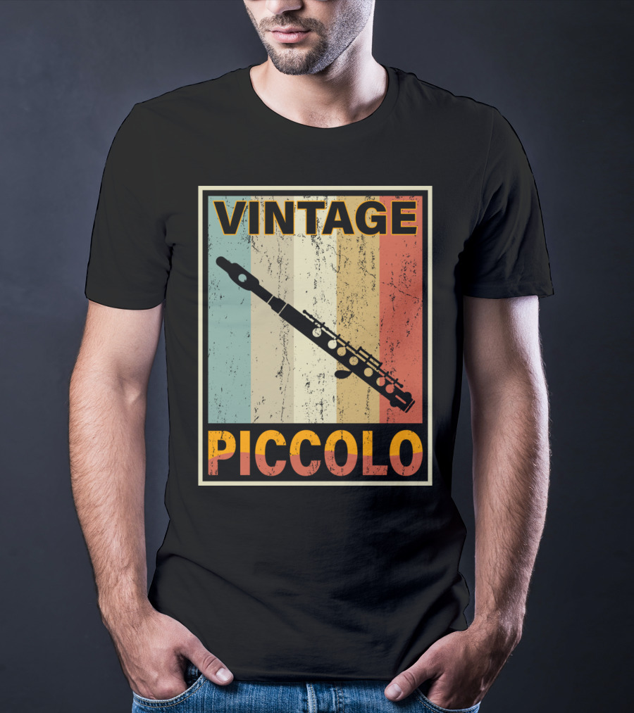 Vintage Piccolo Retro Stripes T-Shirt
