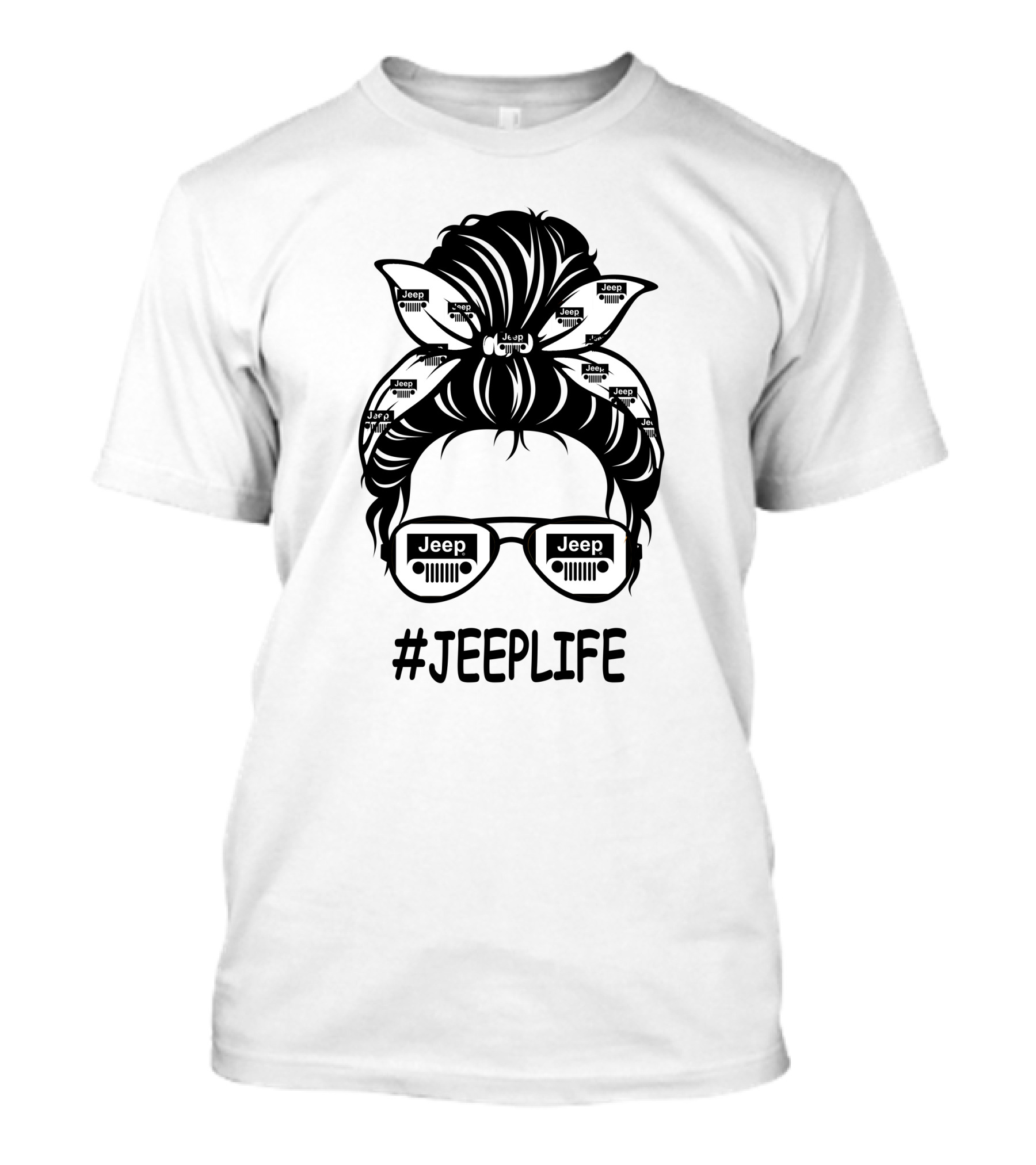 JEEPLIFE Jeep Bandana Sunglasses T-Shirt
