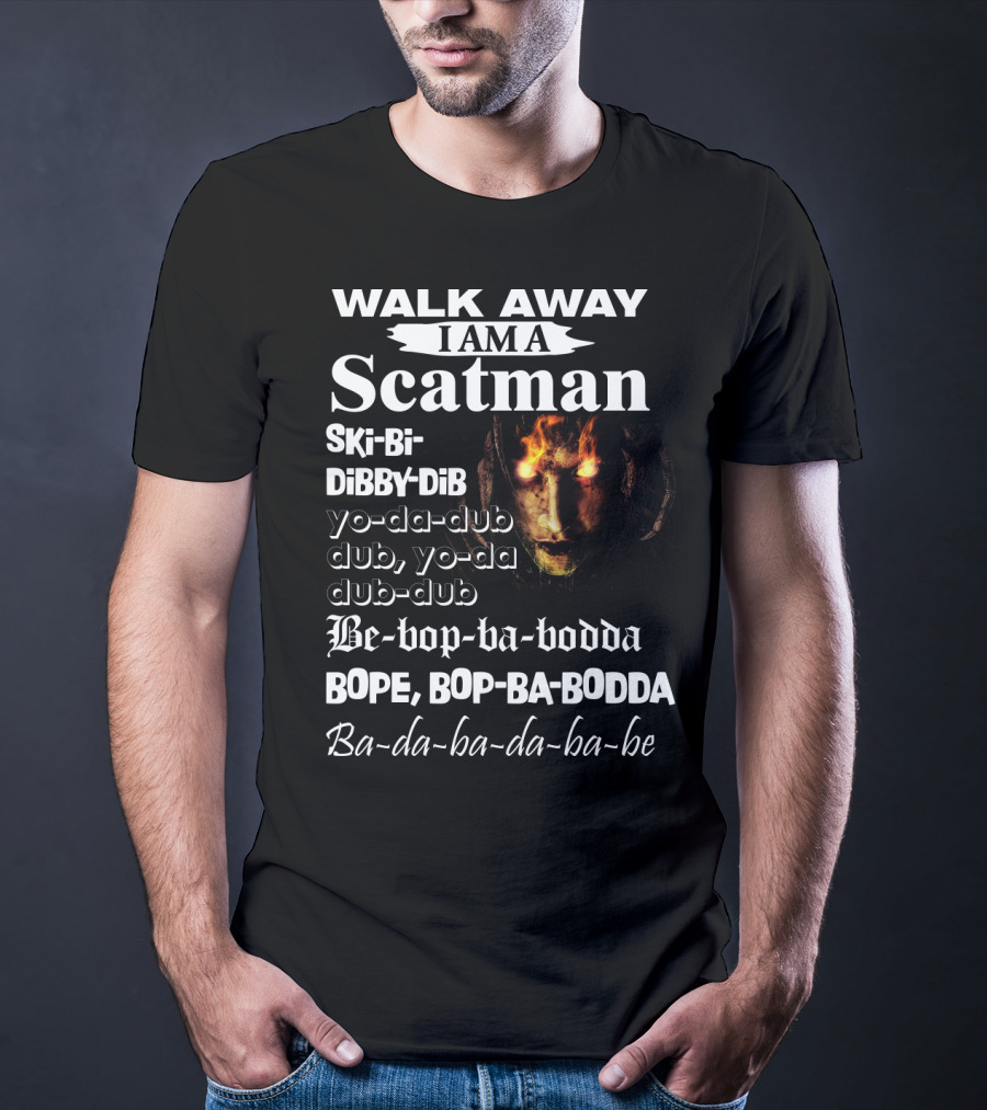 Walk Away I Am A Scatman Ski-Bi-Dibby-Dib Yo-da-dub Dub Yo-da Dub-dub Be-bop-ba-bodda Bope Bop-ba-bodda Ba-da-ba-da-ba-be T-Shirt
