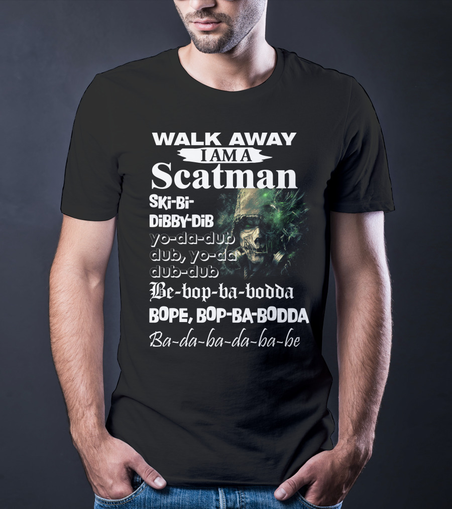 Walk Away I Am A Scatman Ski Bi Dibby Dib Yo-da-dub Dub Yo-da Dub-dub Be-bop-ba-bodda BOPE BOP-BA-BODDA Ba-da-ba-da-ba-be T-Shirt