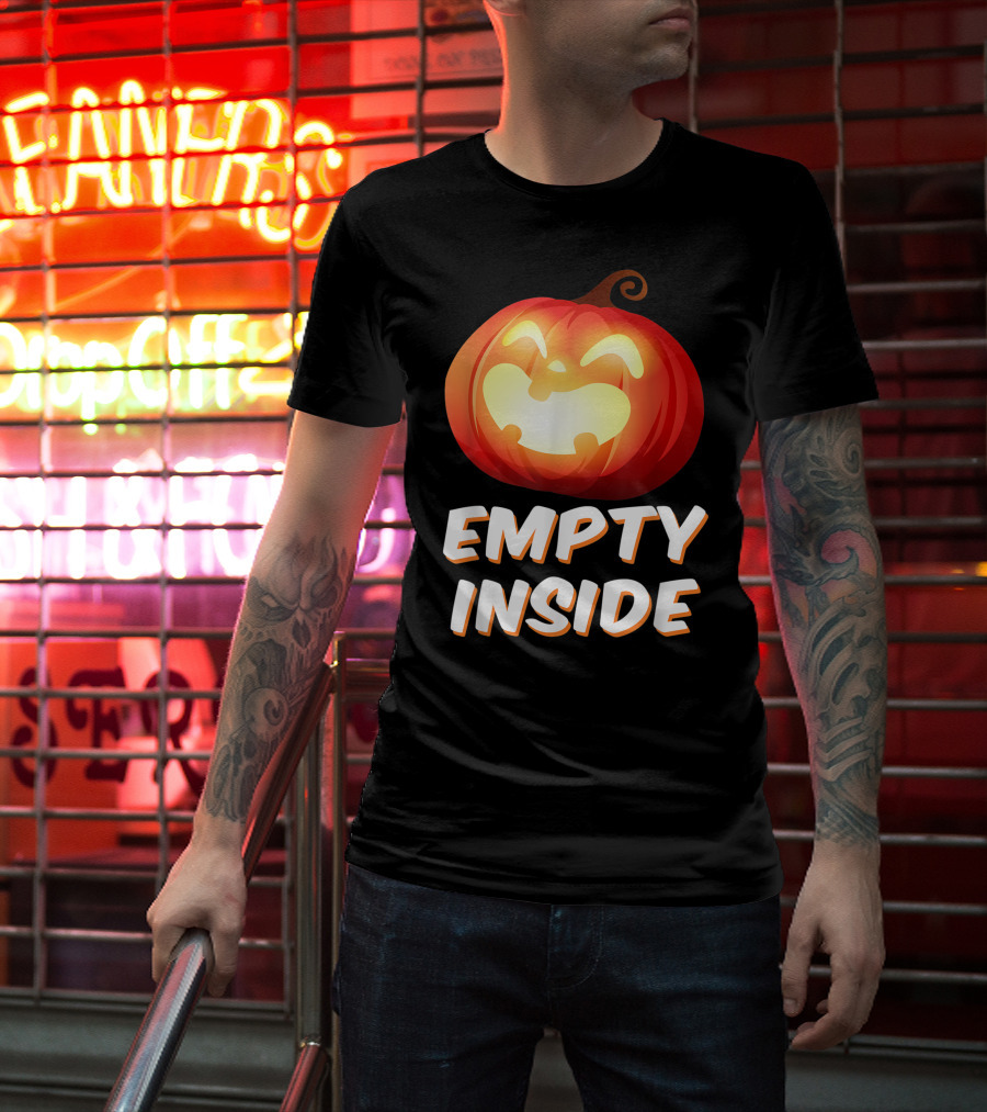 Empty Inside Halloween Pumpkin T-Shirt