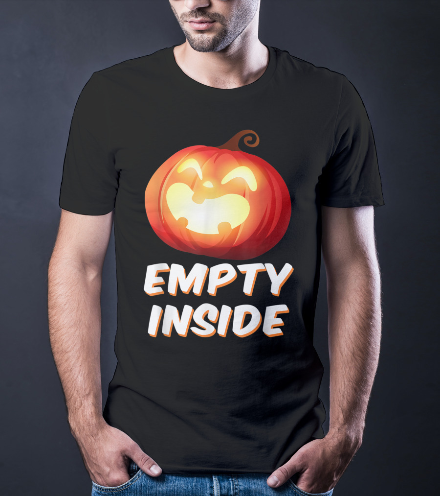 Empty Inside Halloween Pumpkin T-Shirt