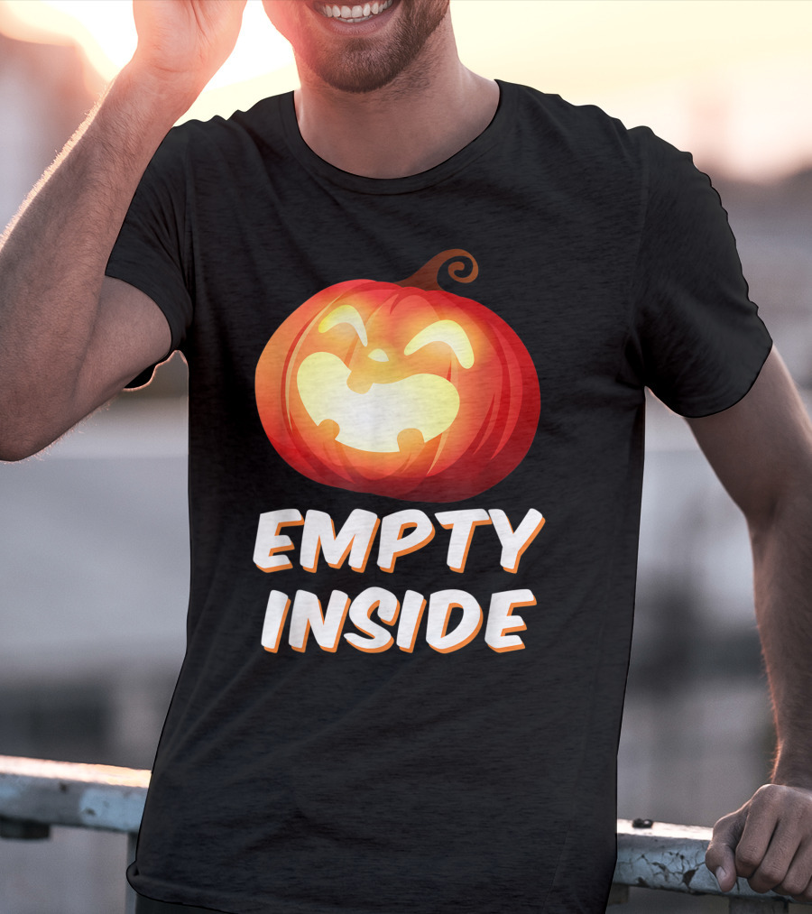 Empty Inside Halloween Pumpkin T-Shirt