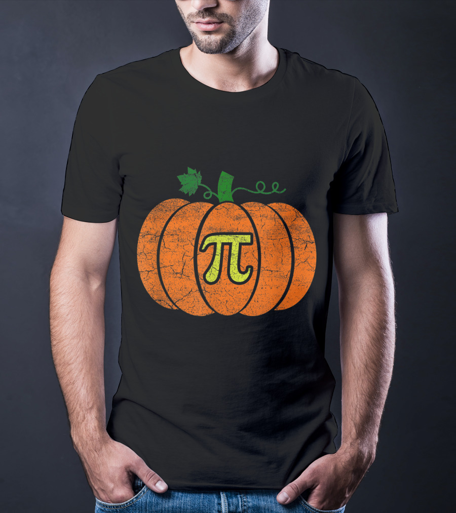 Halloween Pumpkin Pi Pie T-Shirt