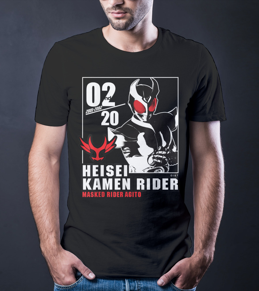 02nd 2001-2002 Heisei Kamen Rider Masked Rider Agito T-Shirt