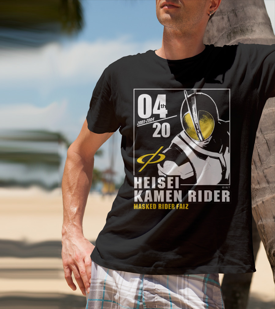 04 2003-2004 Heisei Kamen Rider Masked Rider Faiz T-Shirt