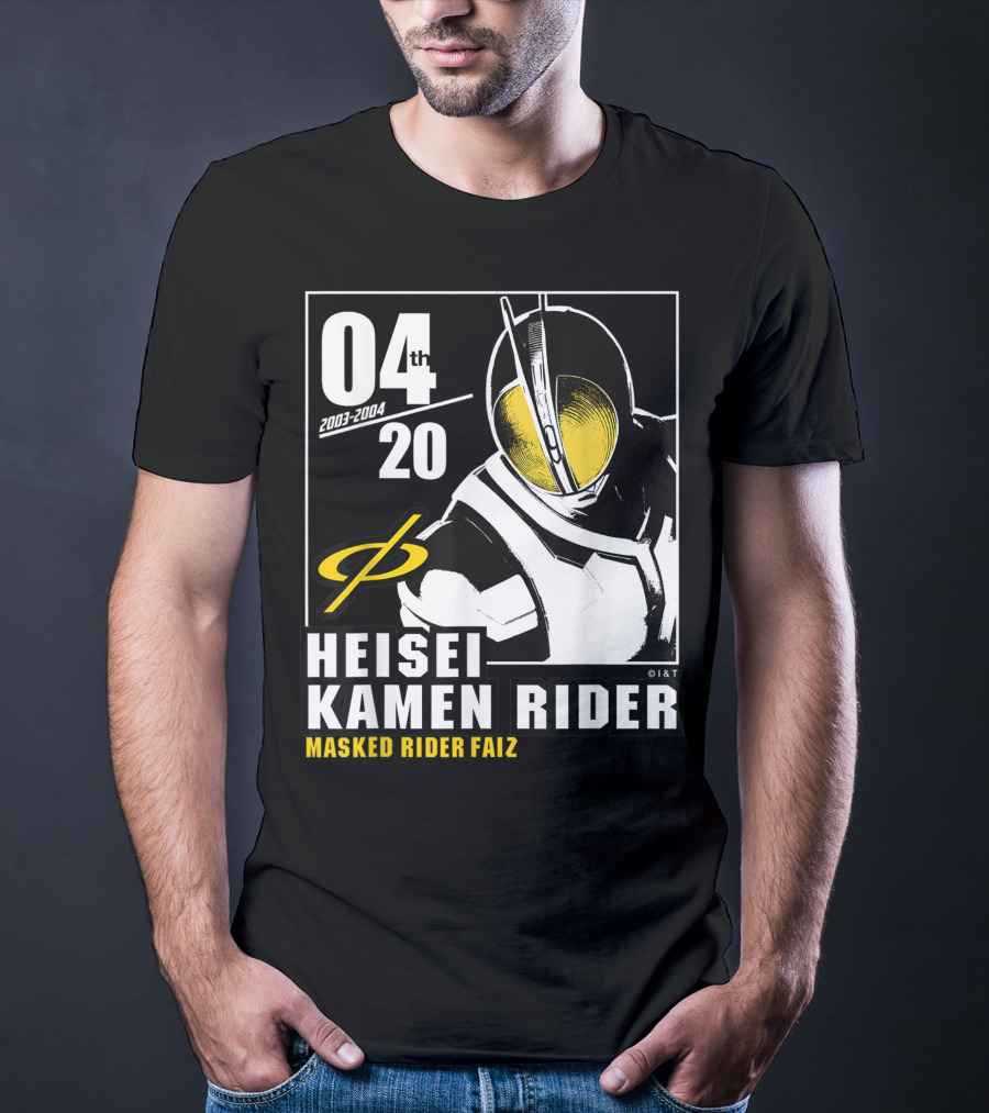 04 2003-2004 Heisei Kamen Rider Masked Rider Faiz T-Shirt