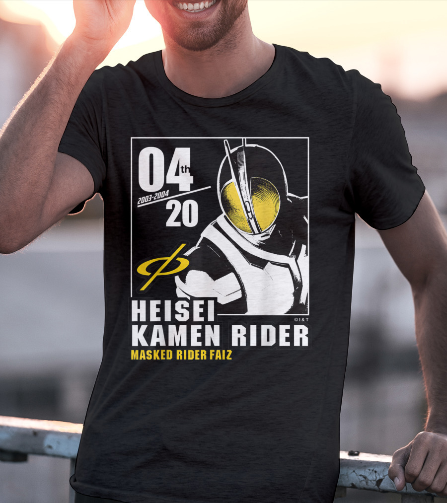 04 2003-2004 Heisei Kamen Rider Masked Rider Faiz T-Shirt