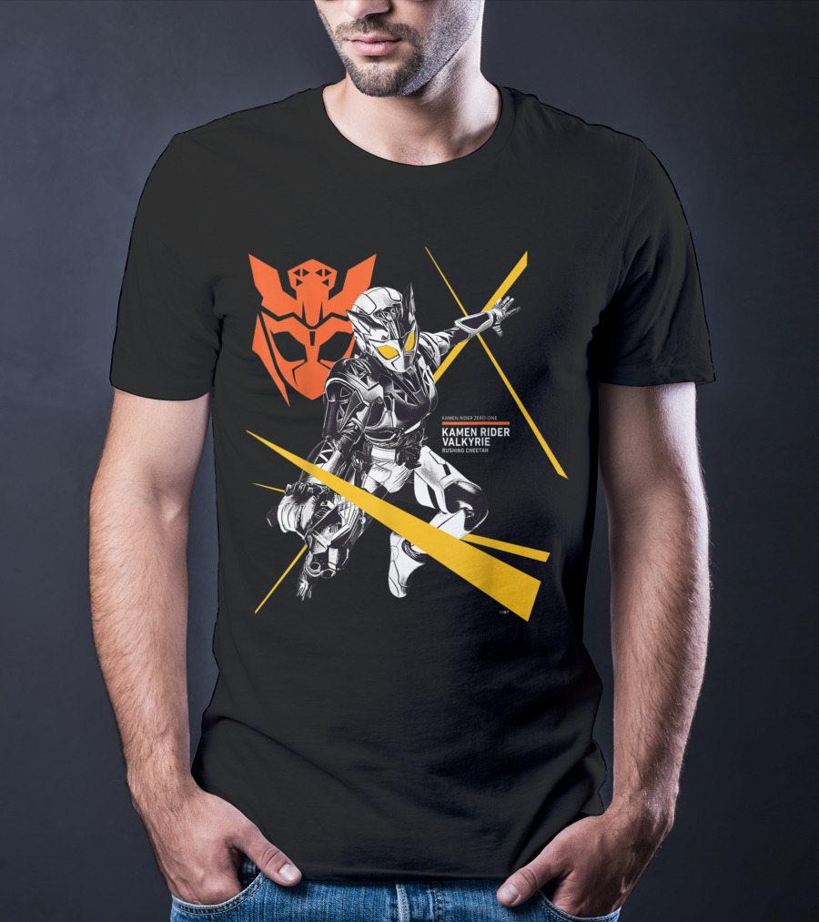 Kamen Rider Valkyrie Rushing Cheetah Zero-One Crossover T-Shirt
