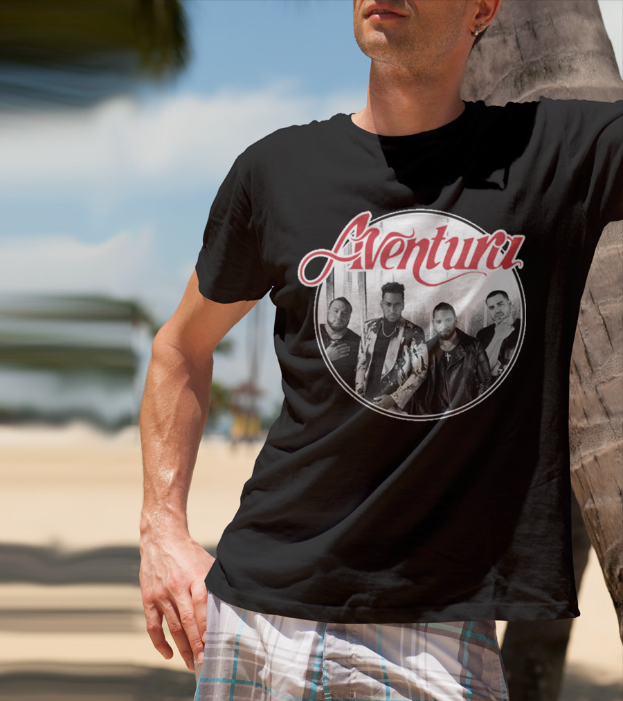 Aventura Inmortal Band Members Photo T-Shirt