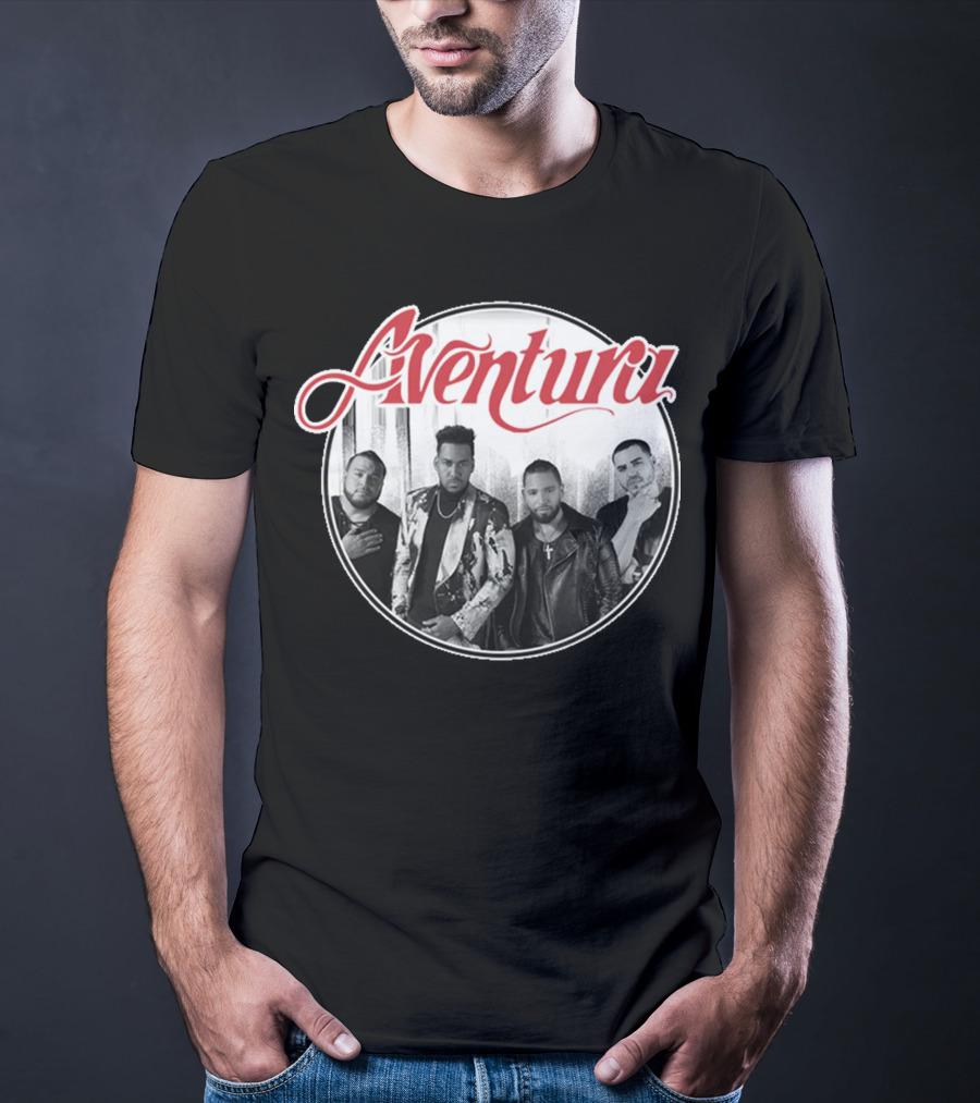 Aventura Inmortal Band Members Photo T-Shirt