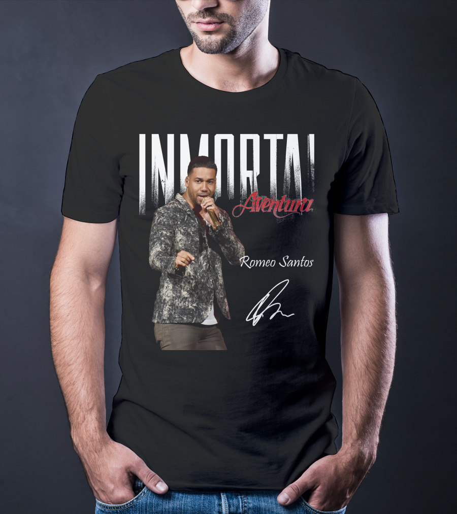 INMORTAL Aventura Romeo Santos Signature T-Shirt