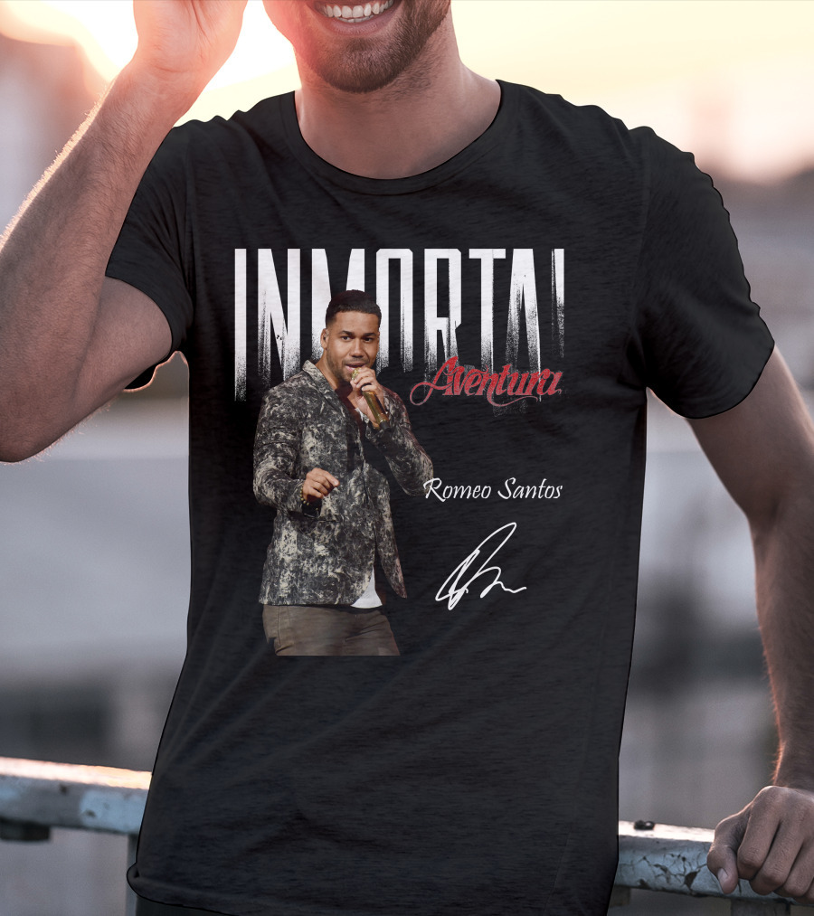 INMORTAL Aventura Romeo Santos Signature T-Shirt