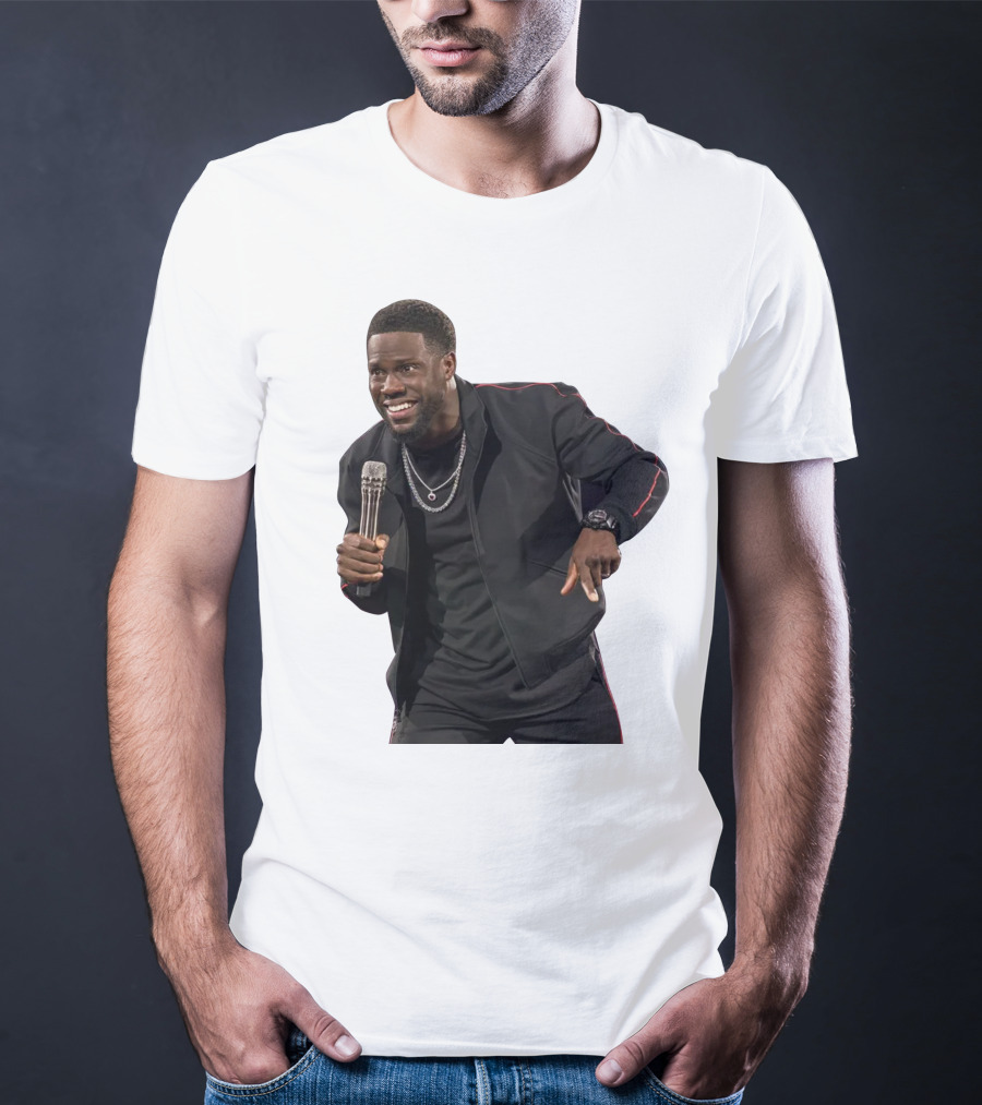 Kevin Hart Stand-Up Comedy Performance With Microphone T-Shirt