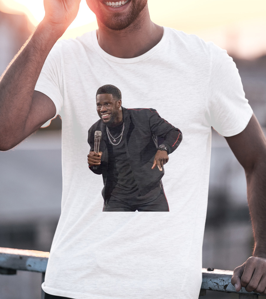 Kevin Hart Stand-Up Comedy Performance With Microphone T-Shirt