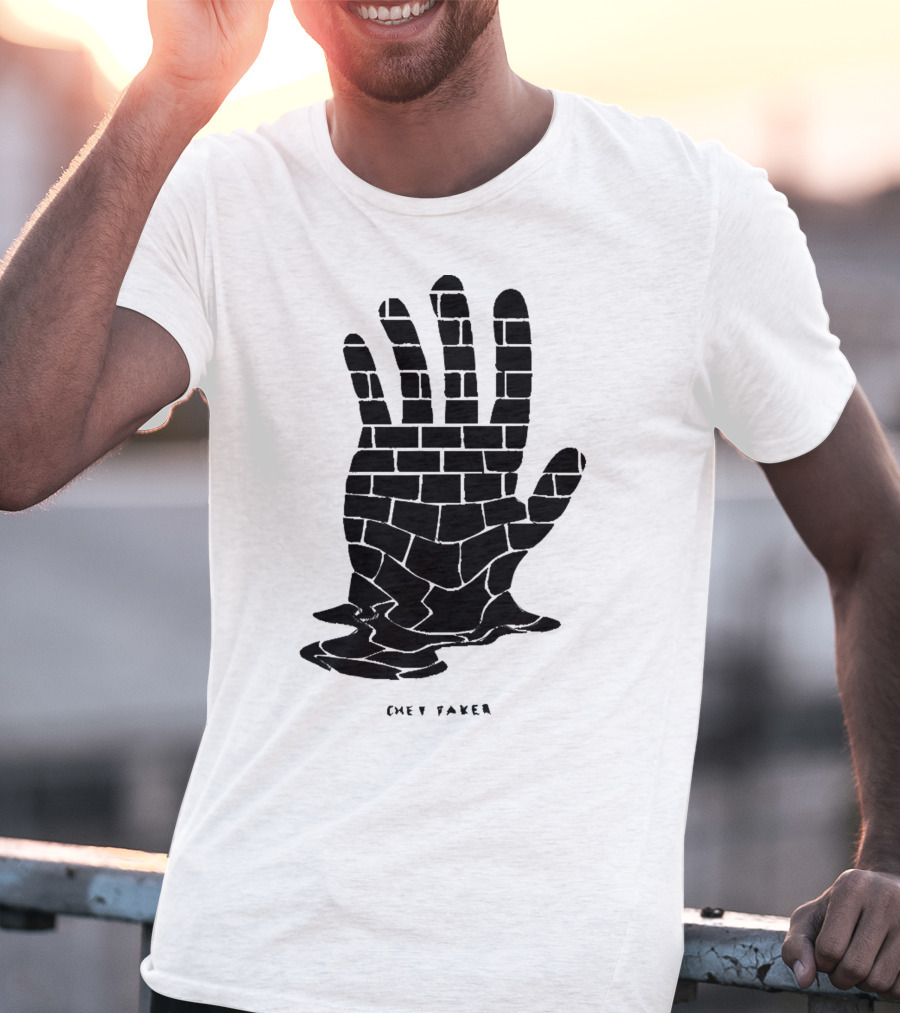 Chet Faker Built On Glass 2 Brick Hand T-Shirt