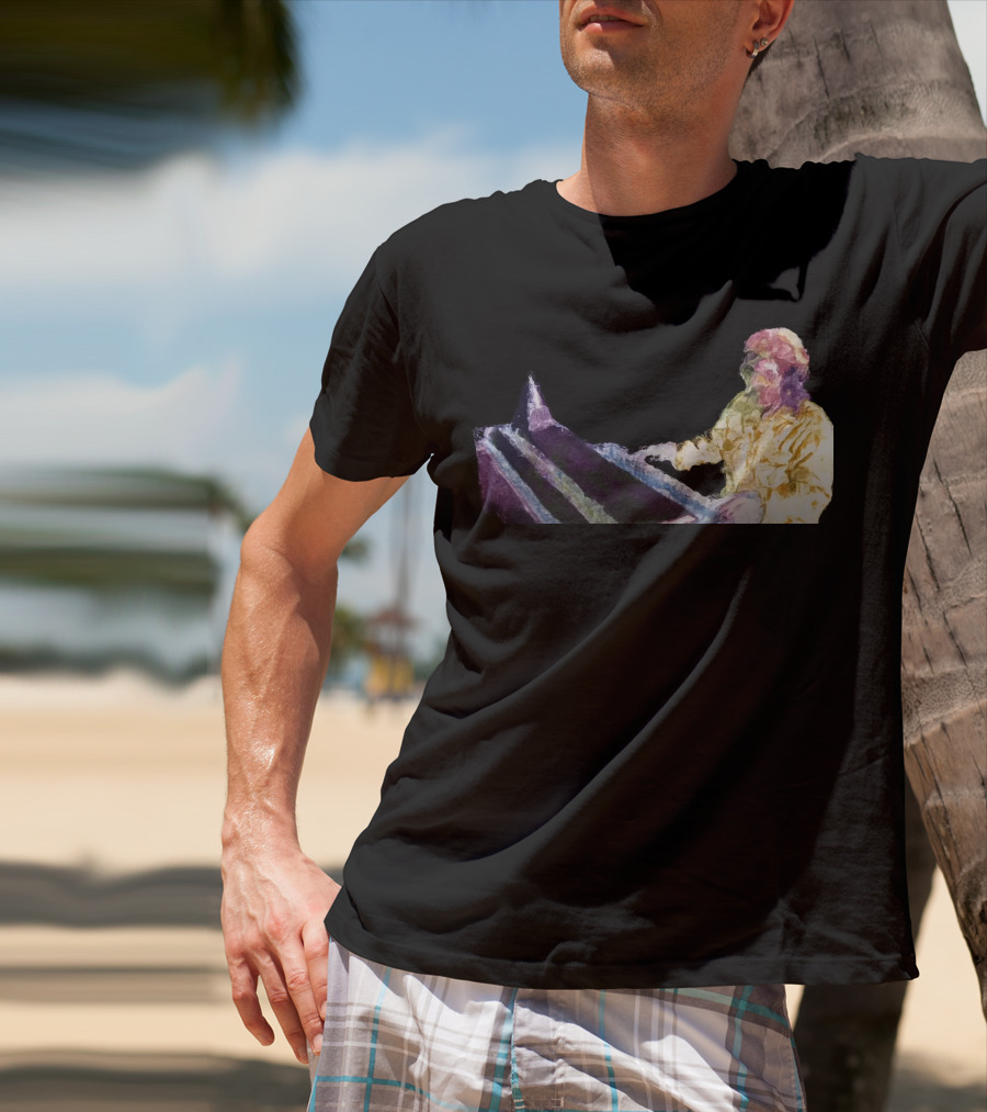 Get High Psychedelic Piano Player T-Shirt