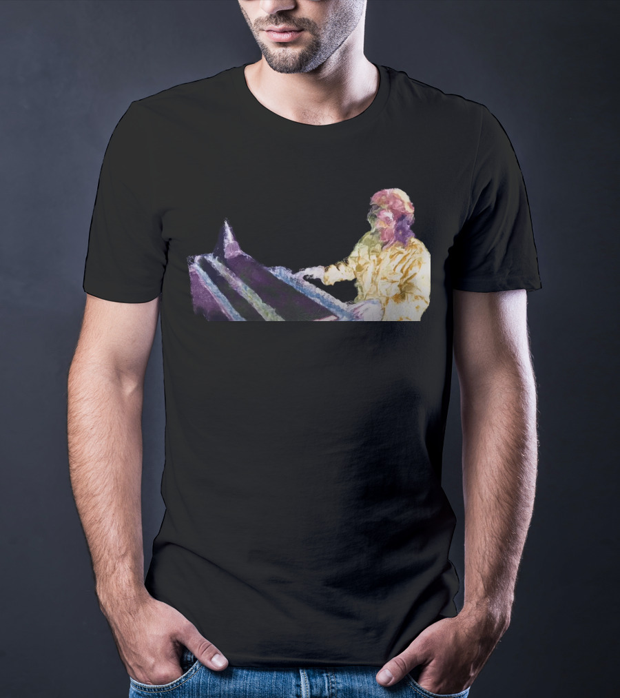 Get High Psychedelic Piano Player T-Shirt