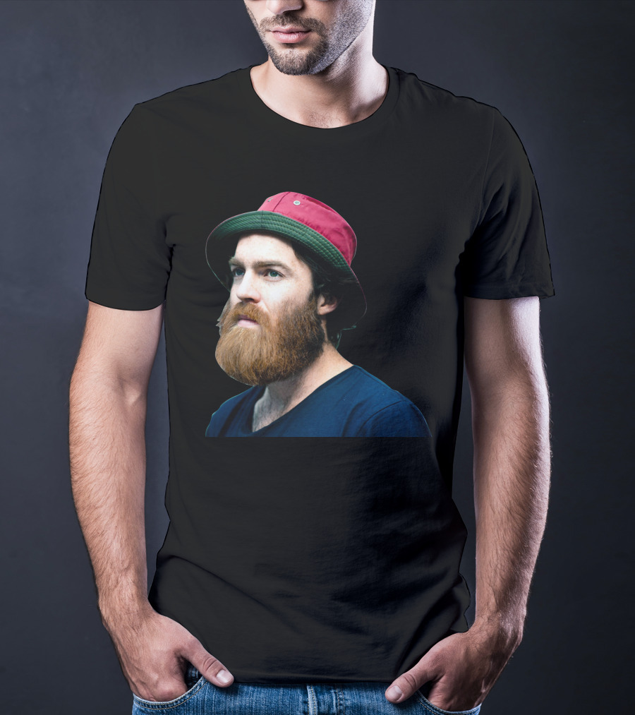 Chet Faker 2 Red And Green Bucket Hat Beard T-Shirt